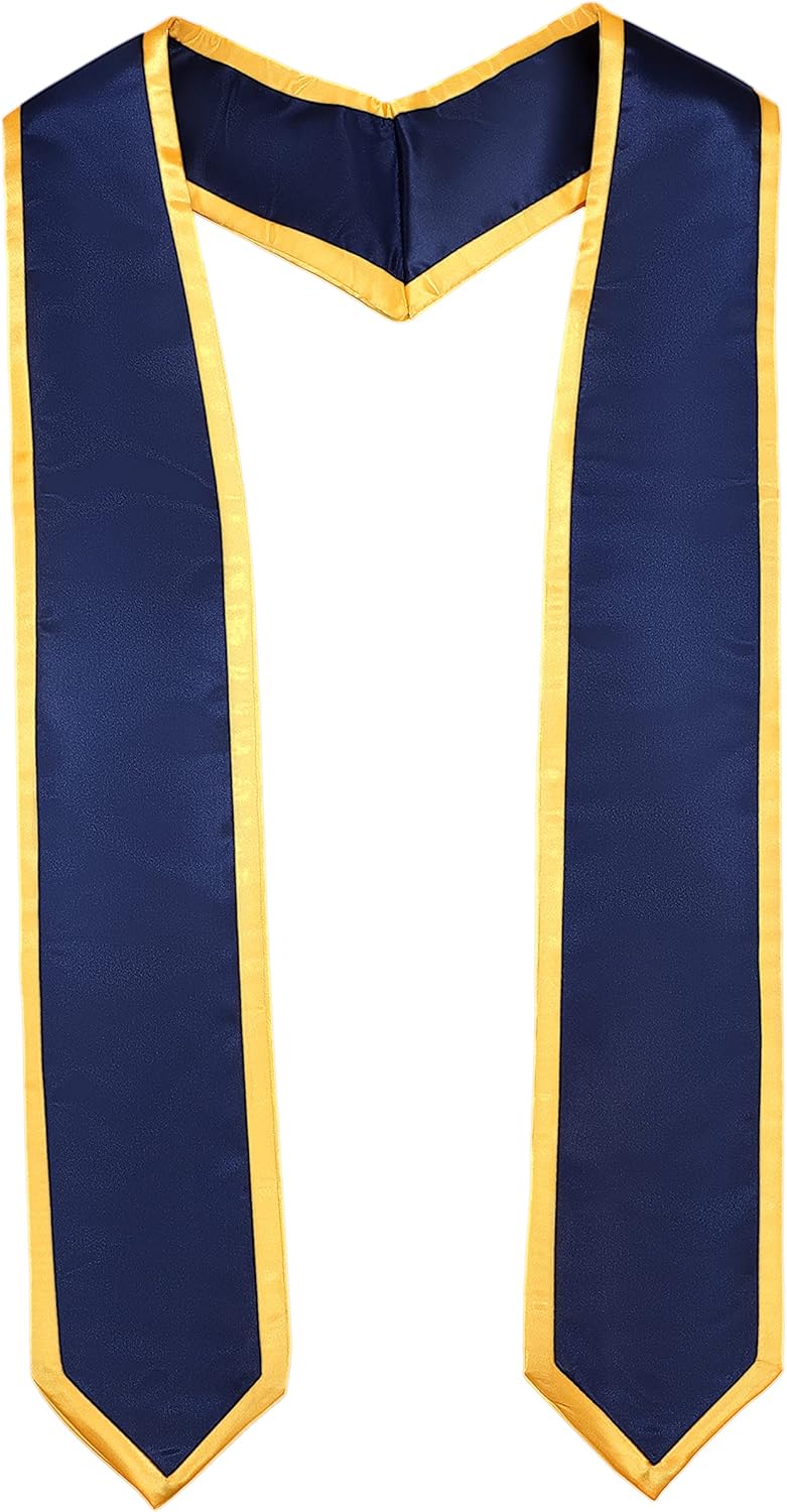 FtyFty Unisex Adult Graduation Honor Stole Classic End With Trim 72" Long - Image 1